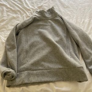 Grey nursing pullover